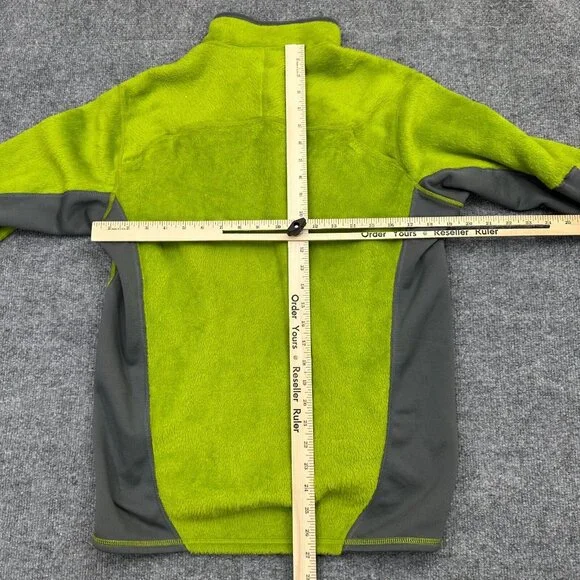 Patagonia Mens R2 Fleece Jacket Medium Grinch Green Polartec Thermal Pro